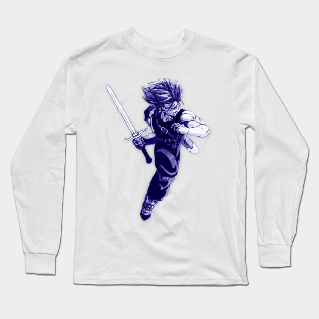 Trunks Dragon Ball Long Sleeve T-Shirt by masnono